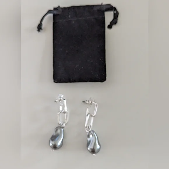 Joan Rivers Baroque Simulated Pearl Drop Earrings - Picture 4 of 4